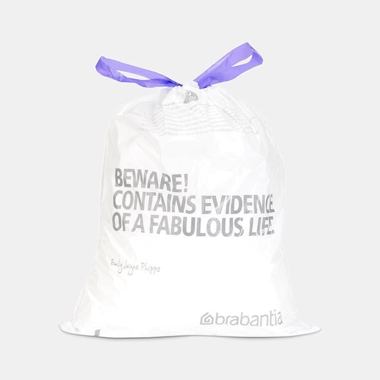 Trash bags, code D, 15-20 L, 40 pcs. - Brabantia