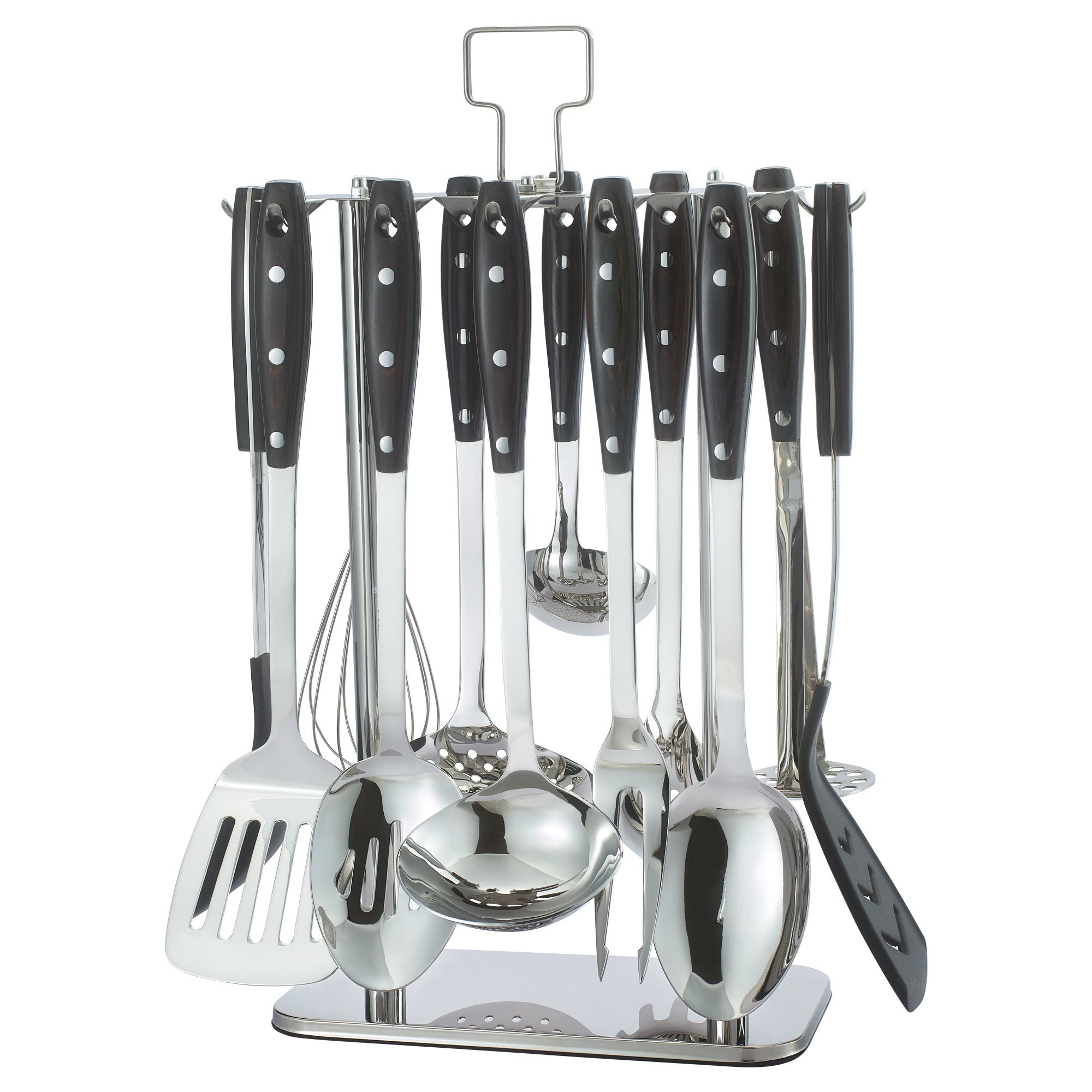 Set utensili da cucina 13 pezzi, acciaio inossidabile - Zokura