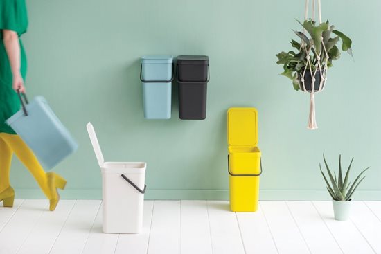 Kanta za smeće "Sort & Go", plastična, 16 L, Bijela - Brabantia