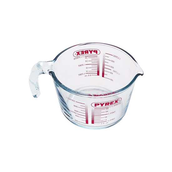 Mērtrauks, izgatavots no borsilikāta stikla, "Classic", 1000 ml - Pyrex