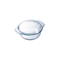 Round dish with lid, made of heat-resistant glass, "Classic", 1 L - Pyrex