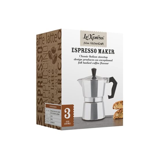 Espresso kávovar, 120 ml - od Kitchen Craft
