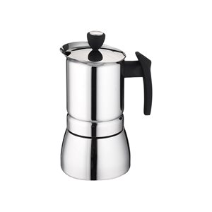 "Cafe Ole Classic" espresso maker made of stainless steel, 360 ml - Grunwerg 