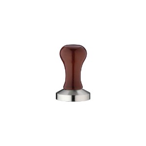 Tamper café, aço inoxidável, 57 mm, "Café Olé" - Grunwerg