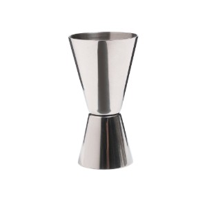 Gloine cocktail beart dúbailte, 25/50 ml, cruach dhosmálta, dath airgeadach - Kitchen Craft