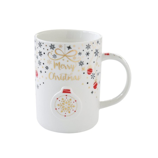 Porcelain mug, 370 ml, "Merry Christmas" - Nuova R2S