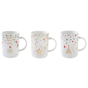 Porcelain mug, 370 ml, "Merry Christmas" - Nuova R2S