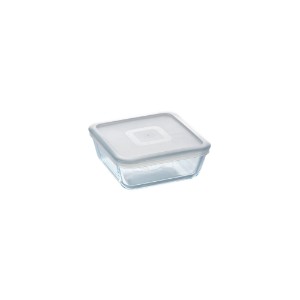 "Cook & Freeze" square food container, made of  heat-resistant glass, 850 ml, with plastic lid - Pyrex
