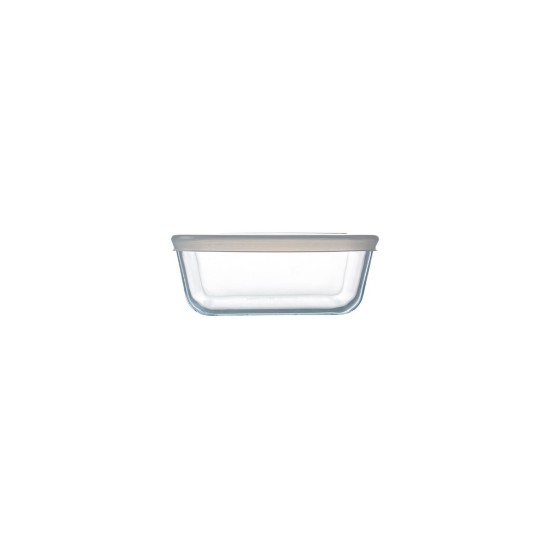 "Цоок & Фреезе" квадратна посуда за храну, од стакла отпорног на топлоту, 850 мл, са пластичним поклопцем - Пирек