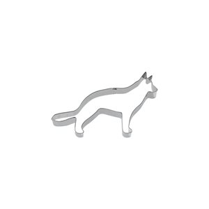 Dog/wolf-shaped biscuit cutter, 10 x 6 cm, stainless steel - Westmark 