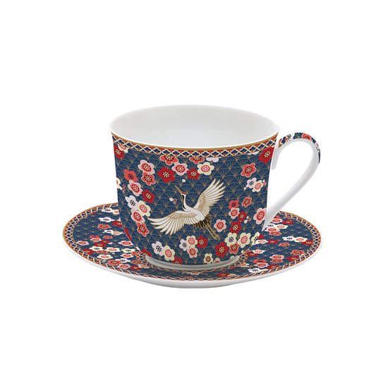Porcelain cup and saucer, for breakfast, 400 ml, "Okinawa" - Nuova R2S