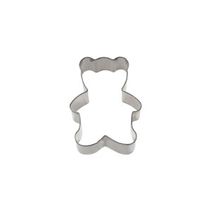 Teddy bear-shaped biscuit cutter, 6.5 cm, stainless steel - Westmark
