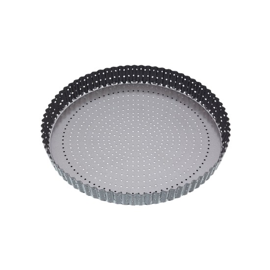 Moule à tarte perforé, acier, 30 cm - Kitchen Craft