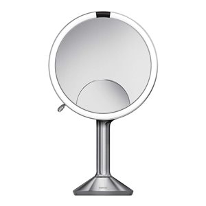 Makeup mirror with sensor, 23 cm - simplehuman