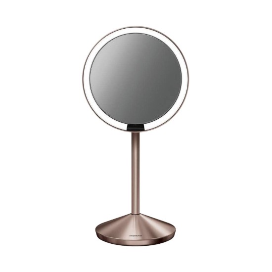 Scáthán makeup le braiteoir, 11.5 cm, Rose Gold - simplehuman