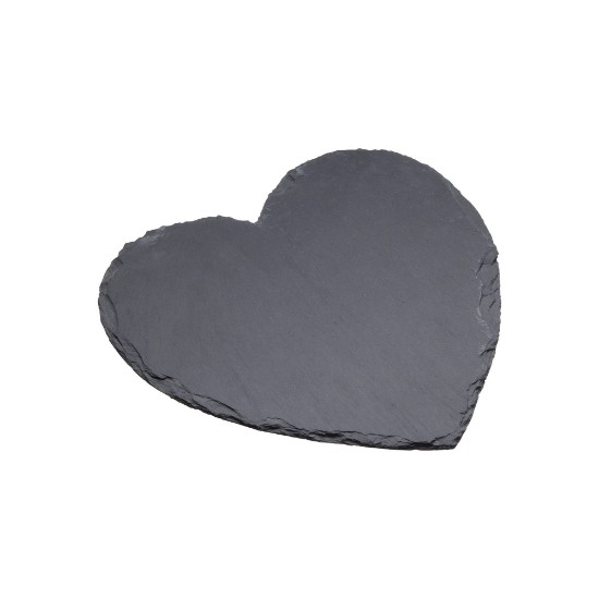 Półmisek do serwowania przystawek w kształcie serca, 25 cm, łupkowy. „Artesa” – Kitchen Craft