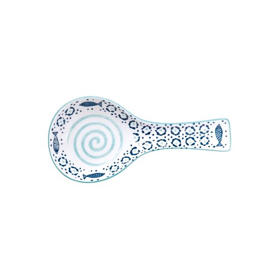 Spoon holder made of porcelain, 24 x 11 cm, "Sea Shore" collection - Nuova R2S