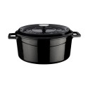 Casserole, Fonte, 28 Cm, Gamme "Trendy", Noire - Marque Lava-image