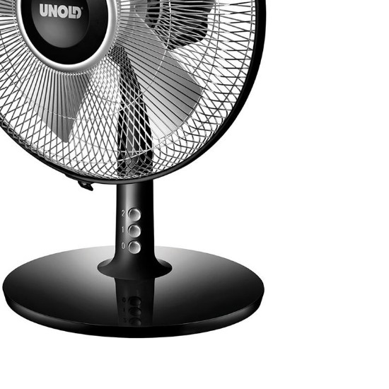  "Silverline" table fan, 25 W black - UNOLD brand