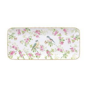 Talerz porcelanowy "Wiosna", 36 x 16 cm - Easy Life