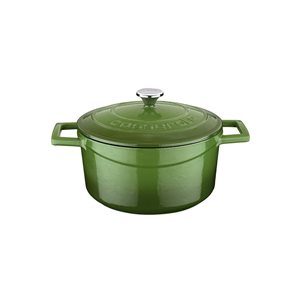 Cratita fonta 20 cm "Folk", verde - LAVA