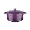 kattila, valurauta, 24 cm/4,5 L, "Folk", violetti - LAVA