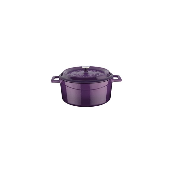 Μίνι κατσαρόλα, μαντεμένιο, 12 cm/0,53L, Trendy, Purple - LAVA