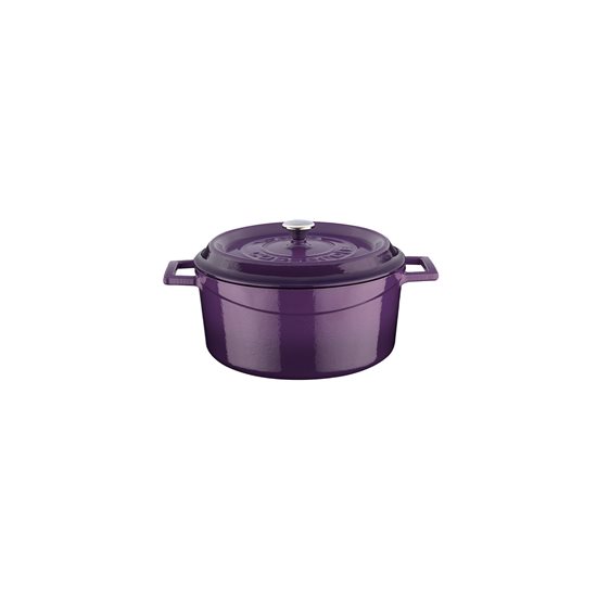 Caçarola <Trendy>, ferro fundido, 14 cm, roxo - LAVA