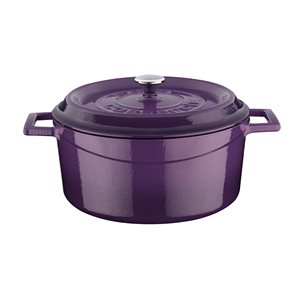 Saucepan, cast iron, 28 cm, <<Trendy>>, purple - LAVA