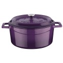 Cacerola, hierro fundido, 32 cm, gama "Trendy", violeta - marca LAVA