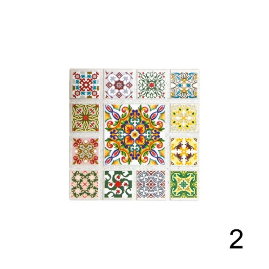 Support en céramique "Maiolica" pour assiettes, 20 x 20 cm - Nuova R2S