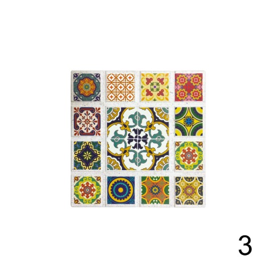 Support en céramique "Maiolica" pour assiettes, 20 x 20 cm - Nuova R2S