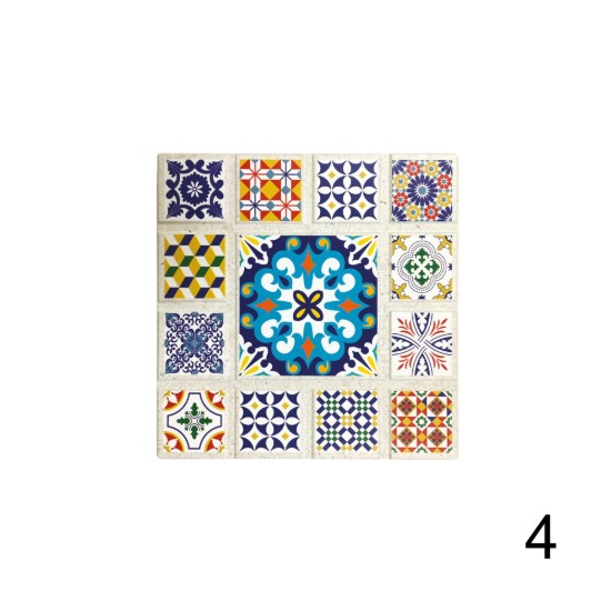 Support en céramique "Maiolica" pour assiettes, 20 x 20 cm - Nuova R2S