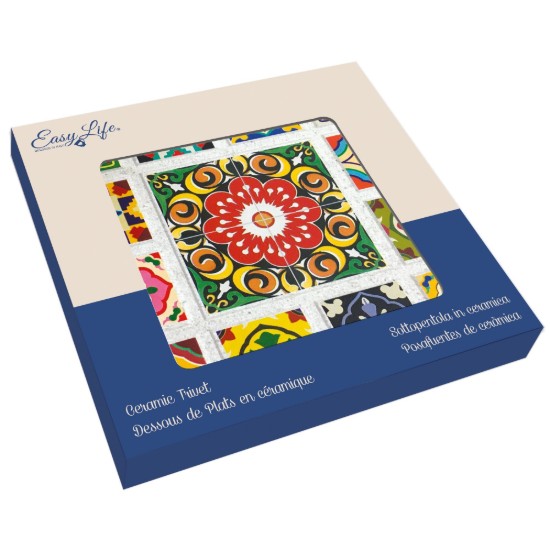 Support en céramique "Maiolica" pour assiettes, 20 x 20 cm - Nuova R2S