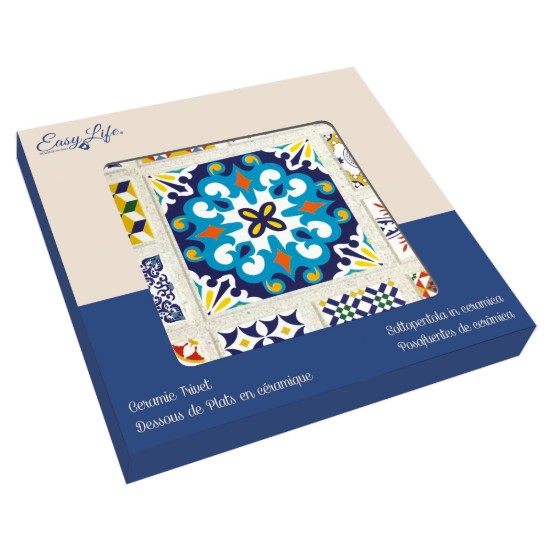 Support en céramique "Maiolica" pour assiettes, 20 x 20 cm - Nuova R2S