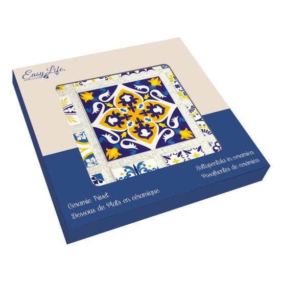 Support en céramique "Maiolica" pour assiettes, 20 x 20 cm - Nuova R2S