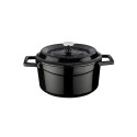 Casserole, Fonte, 20 Cm, Gamme "Trendy", Noire - Marque Lava-image