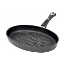 Grill pan for fish, aluminum, 35 x 24 cm - AMT Gastroguss