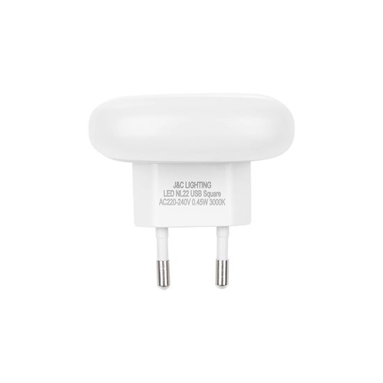 LED-yövalolamppu 2 USB-portilla, 0,3 W - Smartwares