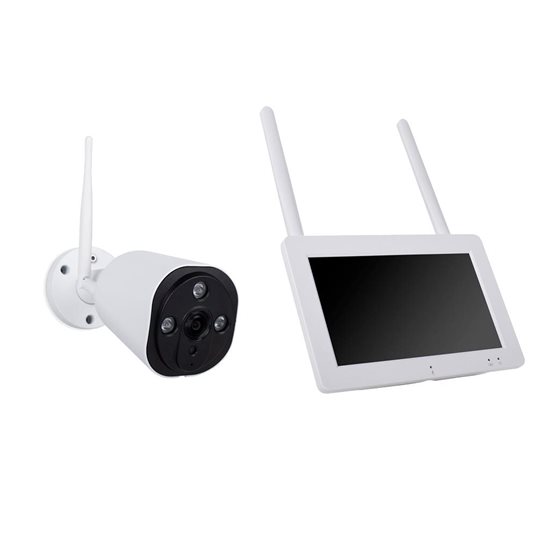 Wireless security camera set, Full HD, 7" - Smartwares