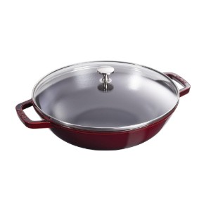 Wokpan, hierro fundido, 30cm, Granadine - Staub
