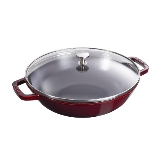 Wok keptuvė, ketaus, 30cm, Grenadine - Staub