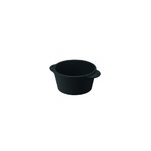 Souffle / sauce bowl, cast iron, 8 cm , black - LAVA