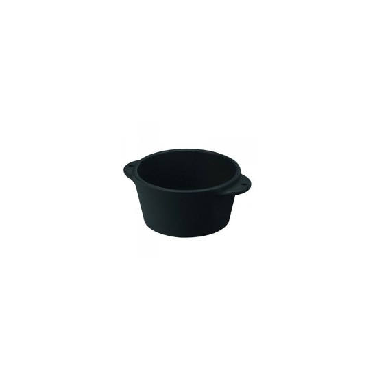 Cuenco para soufflé / salsa, hierro fundido, 8 cm, negro - LAVA