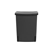 Built-in trash bin, plastic, 10 L, Black - Brabantia