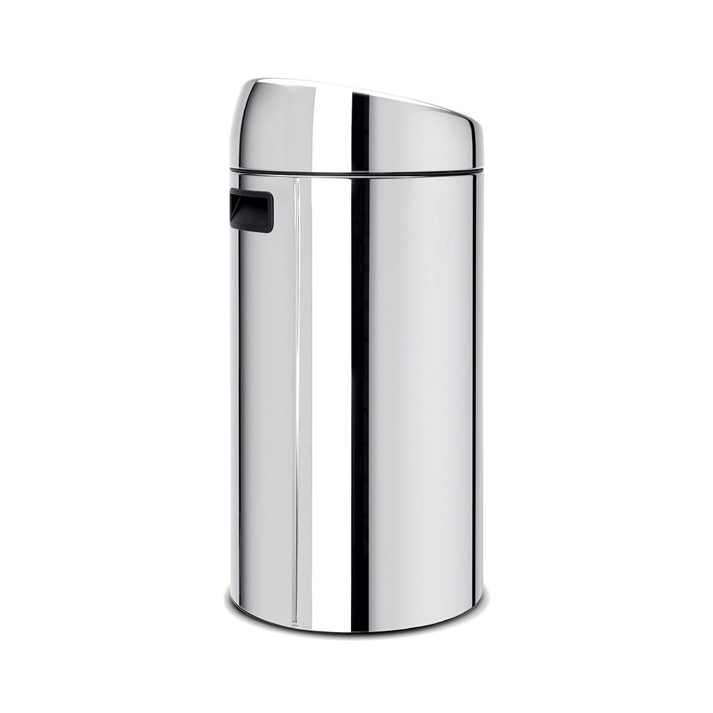 Buik helder taart Touch Bin" trash bin, 45 L, stainless steel, Brilliant Steel - Brabantia |  KitchenShop