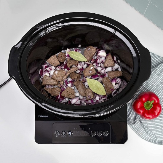 Elektromos "slow cooker" főzőedény, 4,5 L, 210 W - Tristar