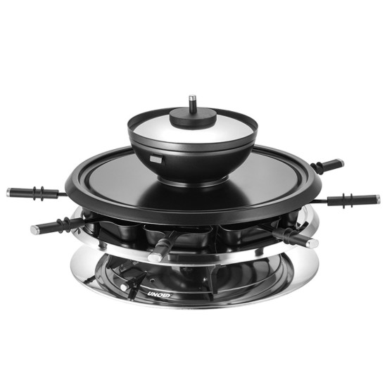 Raclette Multi 4 in 1 Elektrokochfeld, 1300 W – Unold