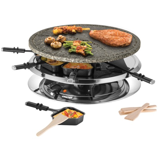 Raclette Multi 4 in 1 Elektrokochfeld, 1300 W – Unold