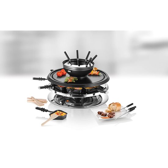 Placa eléctrica Raclette Multi 4 in 1, 1300 W - Unold
